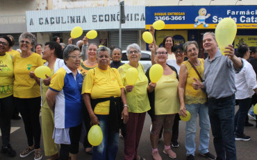 Foto 76: Setembro Amarelo: Secretaria de Saúde, por meio do CAPS I de Quatá, promove ação pela valorização da vida