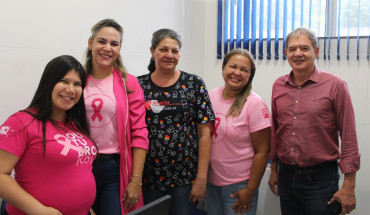 Foto 5: Outubro Rosa: ESFs de Quatá promovem ações de prevenção e cuidado com a saúde das mulheres