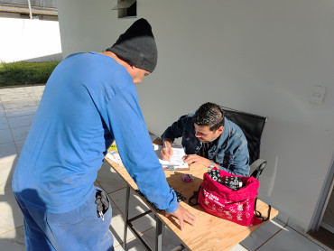 Foto 17: Saúde realiza testes rápidos em Funcionários da Granja Ueyama