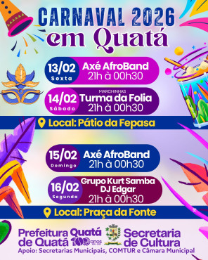 Foto 1: Programação 