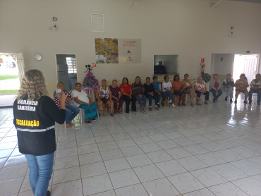 Foto 63: Ação educativa em combate e Dengue e o Escorpião