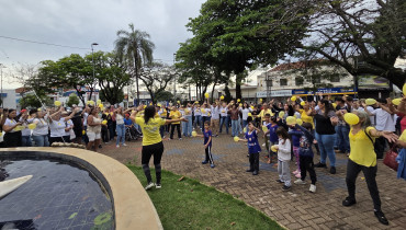 Foto 25: Setembro Amarelo: Secretaria de Saúde, por meio do CAPS I de Quatá, promove ação pela valorização da vida