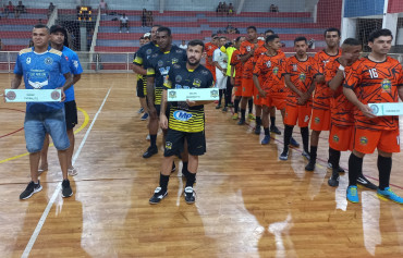 Foto 11: Cerimônia de abertura do Campeonato Municipal de Futsal Livre