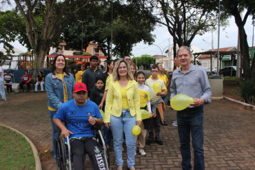 Foto 52: Setembro Amarelo: Secretaria de Saúde, por meio do CAPS I de Quatá, promove ação pela valorização da vida