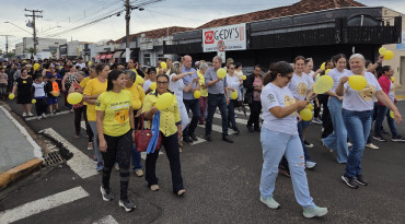 Foto 9: Setembro Amarelo: Secretaria de Saúde, por meio do CAPS I de Quatá, promove ação pela valorização da vida