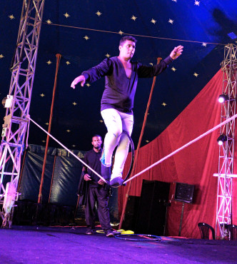 Foto 7: Ação cultural proporciona entretenimento no Circo para usuários de serviços municipais de Quatá