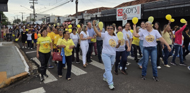 Foto 10: Setembro Amarelo: Secretaria de Saúde, por meio do CAPS I de Quatá, promove ação pela valorização da vida