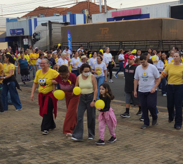 Foto 17: Setembro Amarelo: Secretaria de Saúde, por meio do CAPS I de Quatá, promove ação pela valorização da vida