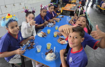 Foto 61: Semana da Criança tem cardápio especial e churrasco nas Escolas e Creches municipais de Quatá