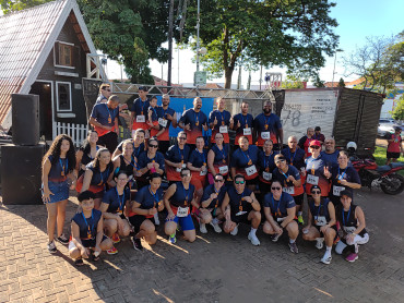 Foto 3: Treinão In9ve reúne participantes em atividade esportiva em Quatá