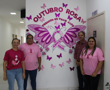 Foto 6: Outubro Rosa: ESFs de Quatá promovem ações de prevenção e cuidado com a saúde das mulheres