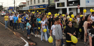 Foto 70: Setembro Amarelo: Secretaria de Saúde, por meio do CAPS I de Quatá, promove ação pela valorização da vida