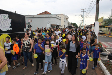 Foto 67: Setembro Amarelo: Secretaria de Saúde, por meio do CAPS I de Quatá, promove ação pela valorização da vida