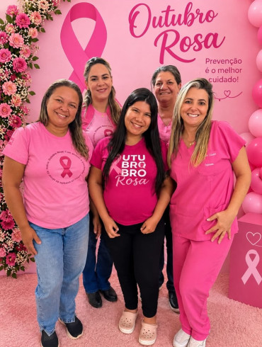 Outubro Rosa: ESFs de Quatá promovem ações de prevenção e cuidado com a saúde das mulheres