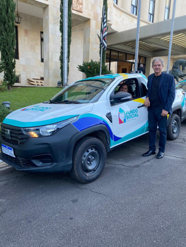 Foto 7: Quatá é contemplada com veículo 0km para o Fundo Social - Programa Equipagem, em evento no Palácio dos Bandeirantes