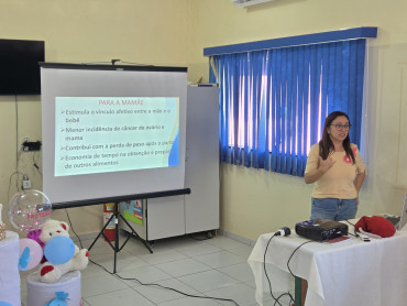 Foto 14: CRAS realiza terceira reunião do grupo de gestantes com entrega de kits maternidade