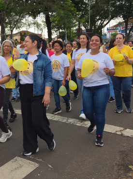 Foto 41: Setembro Amarelo: Secretaria de Saúde, por meio do CAPS I de Quatá, promove ação pela valorização da vida
