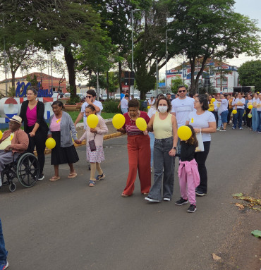 Foto 39: Setembro Amarelo: Secretaria de Saúde, por meio do CAPS I de Quatá, promove ação pela valorização da vida
