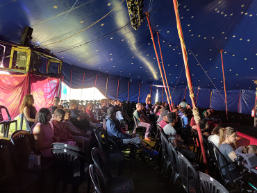 Foto 25: Ação cultural proporciona entretenimento no Circo para usuários de serviços municipais de Quatá