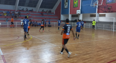 Foto 1: Cerimônia de abertura do Campeonato Municipal de Futsal Livre