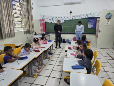 Foto 13: Volta às aulas marca início do segundo semestre nas Escolas Municipais de Quatá