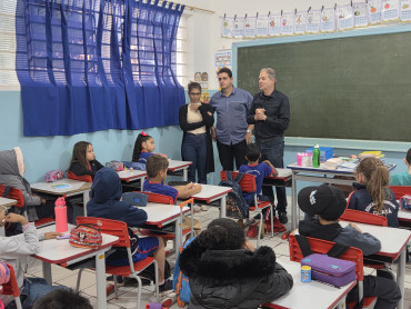 Foto 9: Volta às aulas marca início do segundo semestre nas Escolas Municipais de Quatá