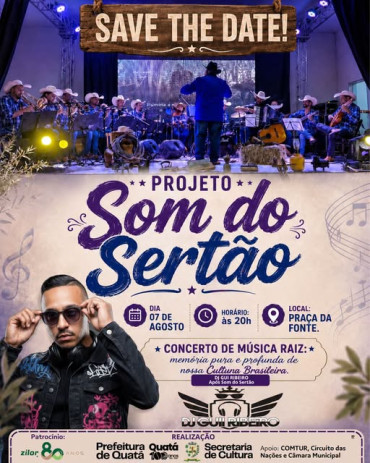 Foto 1: Projeto Som do Sertão em agosto