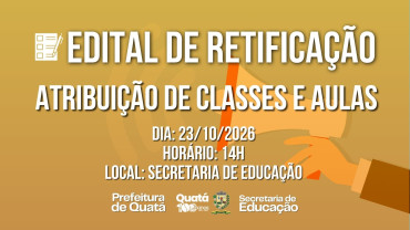 Edital de Atribuição de Aulas