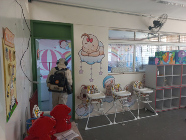 Foto 5: Preparativos para volta às aulas 