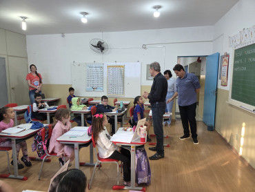 Foto 44: Volta às aulas marca início do segundo semestre nas Escolas Municipais de Quatá