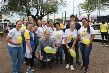 Foto 55: Setembro Amarelo: Secretaria de Saúde, por meio do CAPS I de Quatá, promove ação pela valorização da vida