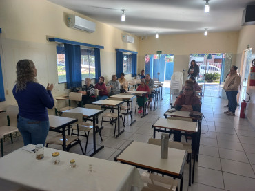 Foto 50: Ação educativa em combate e Dengue e o Escorpião