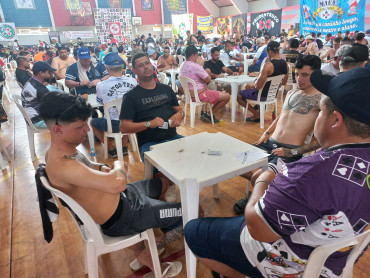 Foto 43: Quatá sedia primeira etapa do 6º Campeonato Estadual de Truco