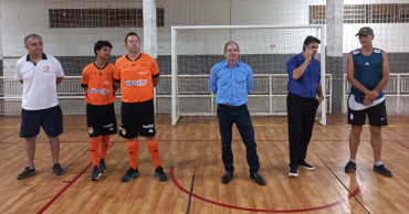Foto 6: Cerimônia de abertura do Campeonato Municipal de Futsal Livre