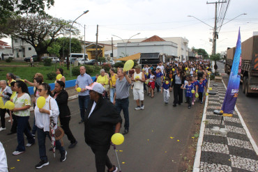 Foto 65: Setembro Amarelo: Secretaria de Saúde, por meio do CAPS I de Quatá, promove ação pela valorização da vida