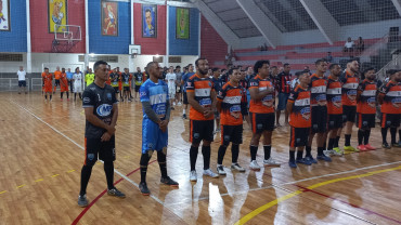 Foto 28: Cerimônia de abertura do Campeonato Municipal de Futsal Livre