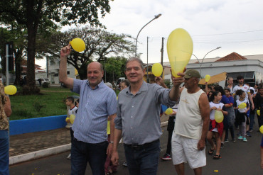 Foto 61: Setembro Amarelo: Secretaria de Saúde, por meio do CAPS I de Quatá, promove ação pela valorização da vida