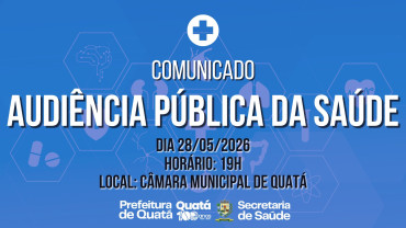 Audiência Pública da Saúde