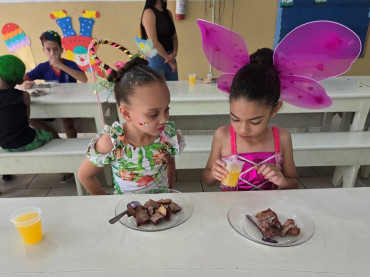 Foto 109: Semana da Criança tem cardápio especial e churrasco nas Escolas e Creches municipais de Quatá