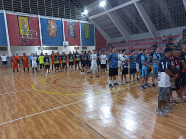 Foto 4: Cerimônia de abertura do Campeonato Municipal de Futsal Livre