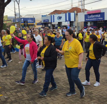 Foto 18: Setembro Amarelo: Secretaria de Saúde, por meio do CAPS I de Quatá, promove ação pela valorização da vida