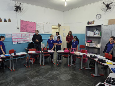 Foto 57: Volta às aulas marca início do segundo semestre nas Escolas Municipais de Quatá