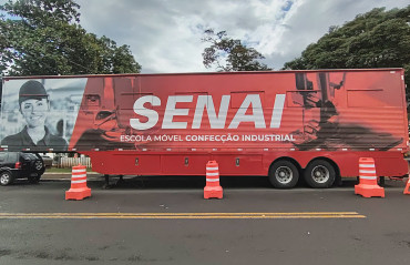 Foto 20: Quatá recebe Unidade Móvel de Confecção Industrial do SENAI