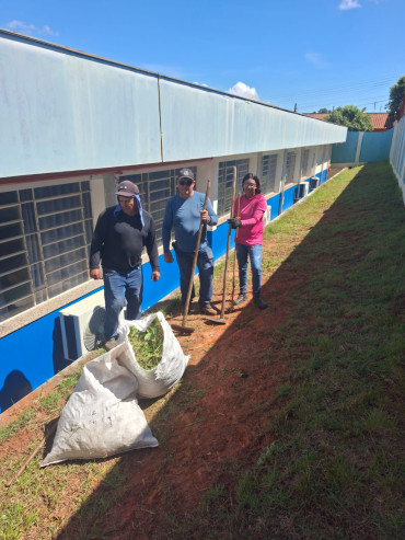 Foto 5: Resumo dos trabalhos realizados durante o mês de janeiro e início de fevereiro