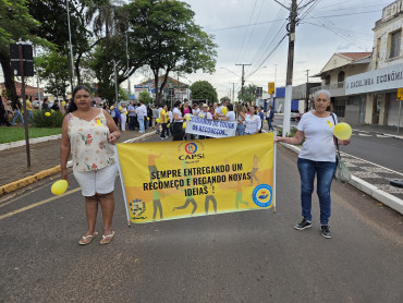 Foto 36: Setembro Amarelo: Secretaria de Saúde, por meio do CAPS I de Quatá, promove ação pela valorização da vida