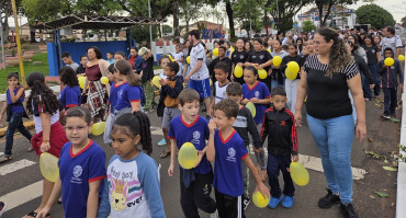 Foto 6: Setembro Amarelo: Secretaria de Saúde, por meio do CAPS I de Quatá, promove ação pela valorização da vida