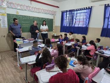 Foto 7: Volta às aulas marca início do segundo semestre nas Escolas Municipais de Quatá