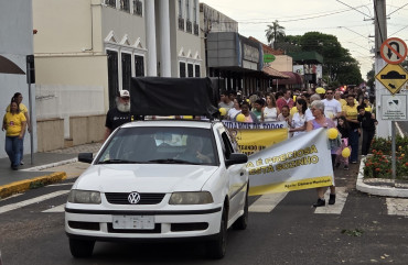 Foto 12: Setembro Amarelo: Secretaria de Saúde, por meio do CAPS I de Quatá, promove ação pela valorização da vida