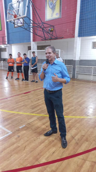 Foto 29: Cerimônia de abertura do Campeonato Municipal de Futsal Livre