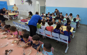 Foto 82: Semana da Criança tem cardápio especial e churrasco nas Escolas e Creches municipais de Quatá